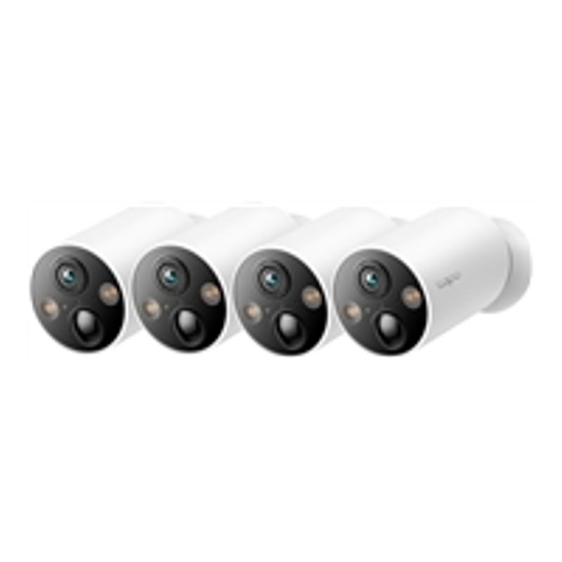 TP-Link - Tapo Wire-Free Indoor/Outdoor Cameras with up to 300 days of Battery Life and Magnetic Base (4-Pack) - No Monthly Fees - White