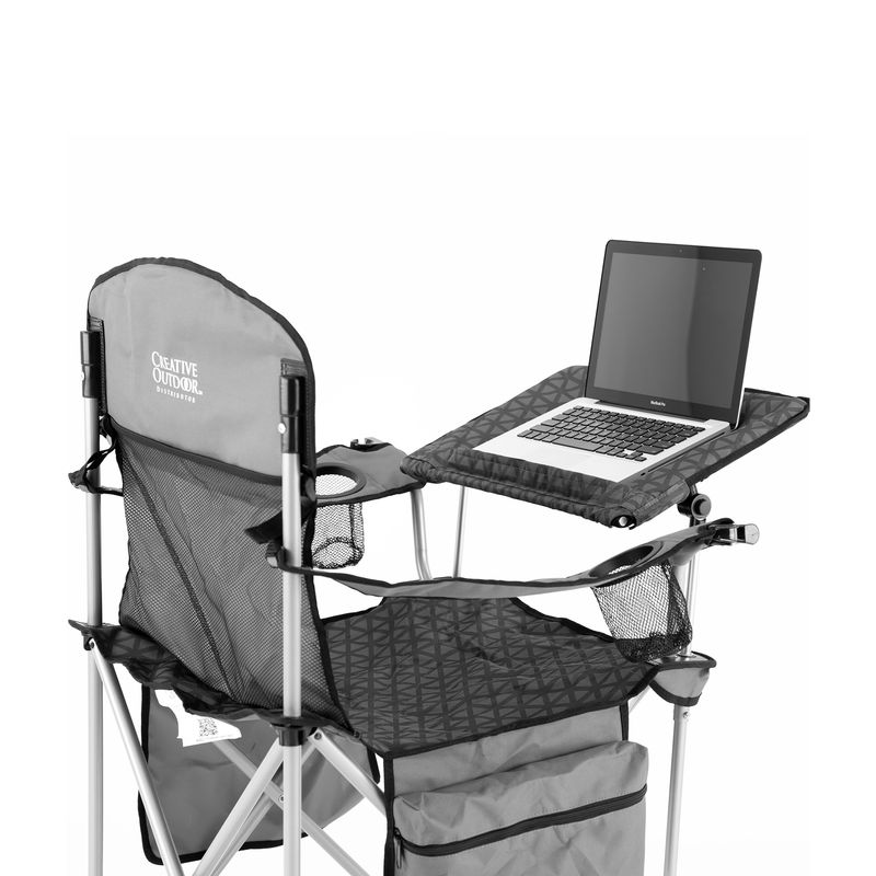 iChair Folding Wine Chair w/ Adjustable Table Earth Diamond
