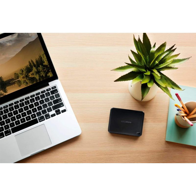 WD - Easystore 2TB External USB 3.2 Gen 1 Portable Hard Drive - Black