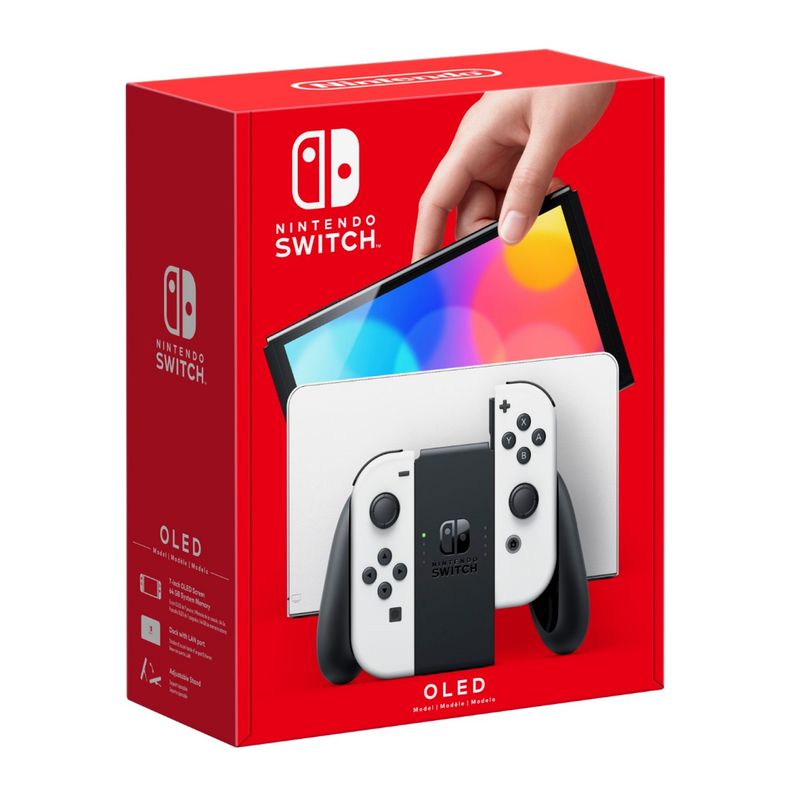 Nintendo - Switch OLED White + Pokémon Acreus BUNDLE