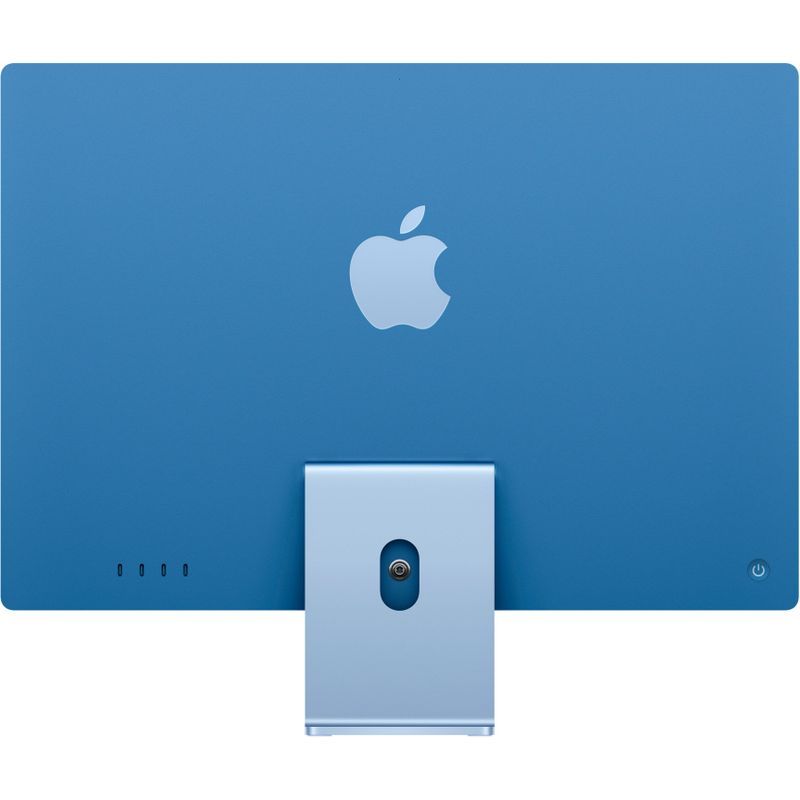 Apple - iMac 24-inch All-in-One - M4 chip - Built for Apple Intelligence - 10 Core CPU - 10 Core GPU - 16GB Memory - 512GB SSD - Blue
