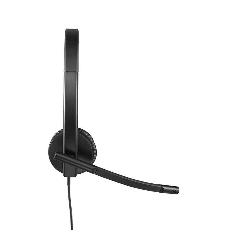 Logitech - H570e Stereo Wired Over-ear Headset - Black