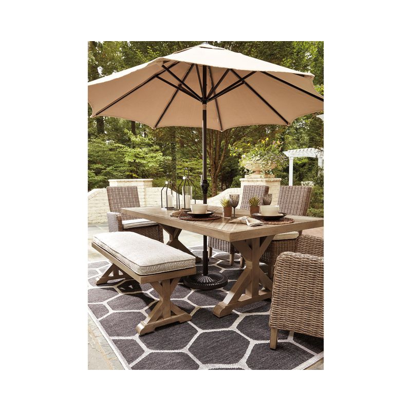 Beachcroft Dining Table with Umbrella Option