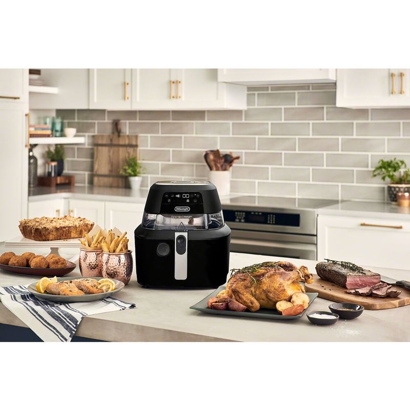 De'Longhi - Rapid Crisp 5-Quart Digital Air Fryer in Black