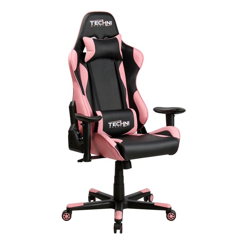 Ergonomic High Back Racer Style PC/Gaming Chair, Pink