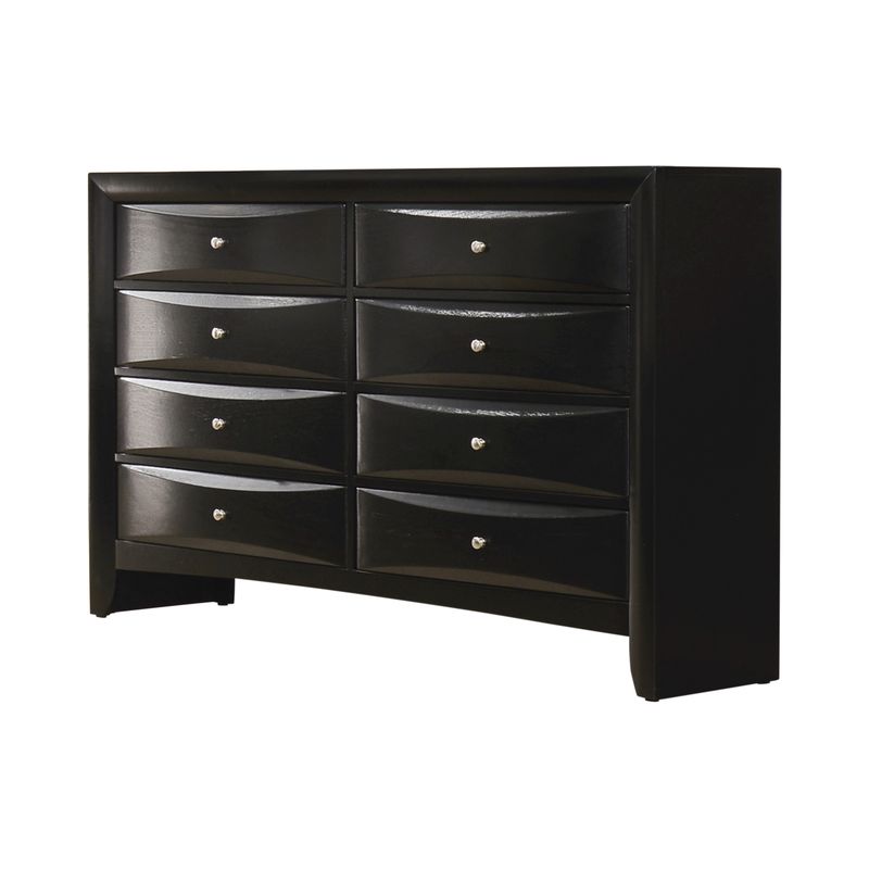 Barzini 5-drawer Rectangular Chest Black