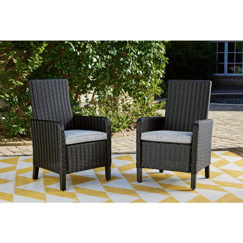 Beachcroft Outdoor Arm Chair with Cushion (Set of 2)