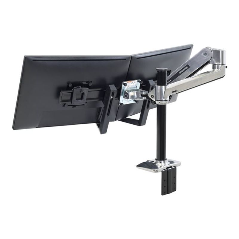 Ergotron mounting kit - for 2 LCD displays - black