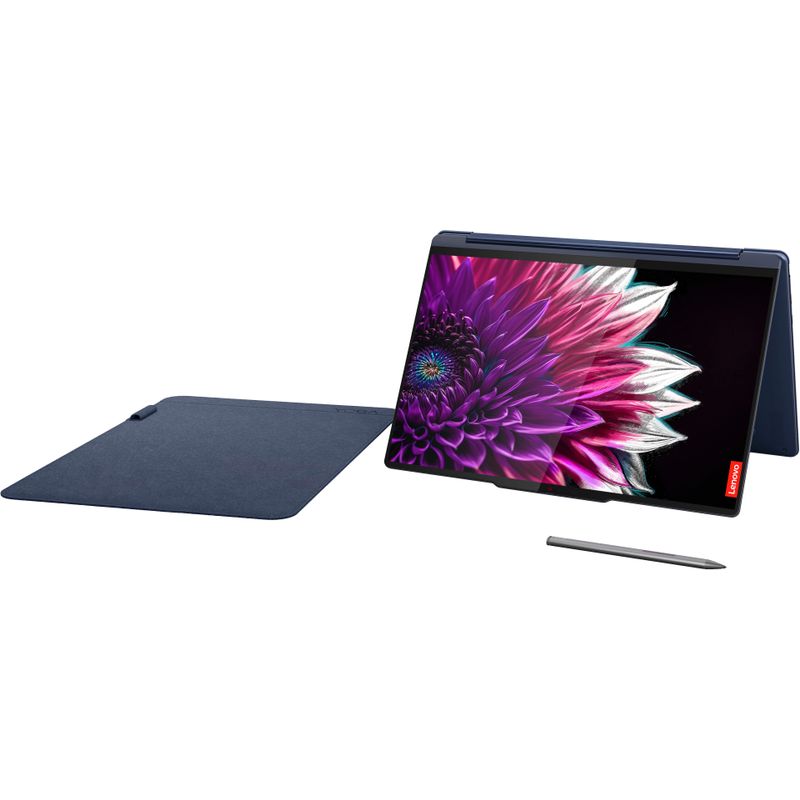 Lenovo - Yoga 9i 2-in-1 14" 2.8K OLED Touchscreen Laptop with Pen - Intel Core Ultra 7 155H with 16GB Memory - 1TB SSD - Cosmic Blue