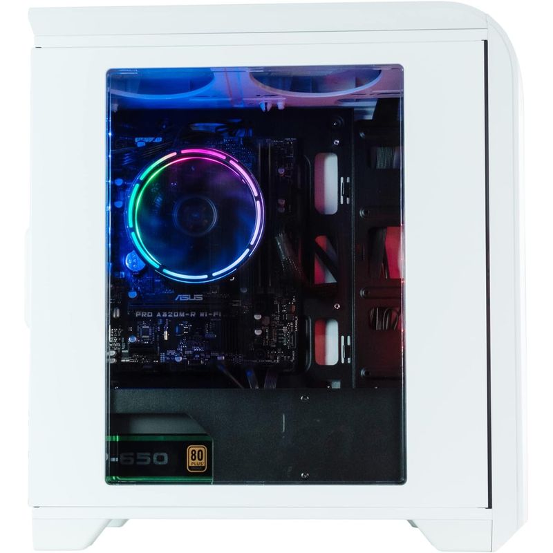 Periphio Warp Gaming PC Computer | AMD Ryzen 5 5600G | Radeon Vega 7 Graphics | 1TB Solid State (SSD) | 16GB DDR4 RAM | Windows 11 | RGB Eli