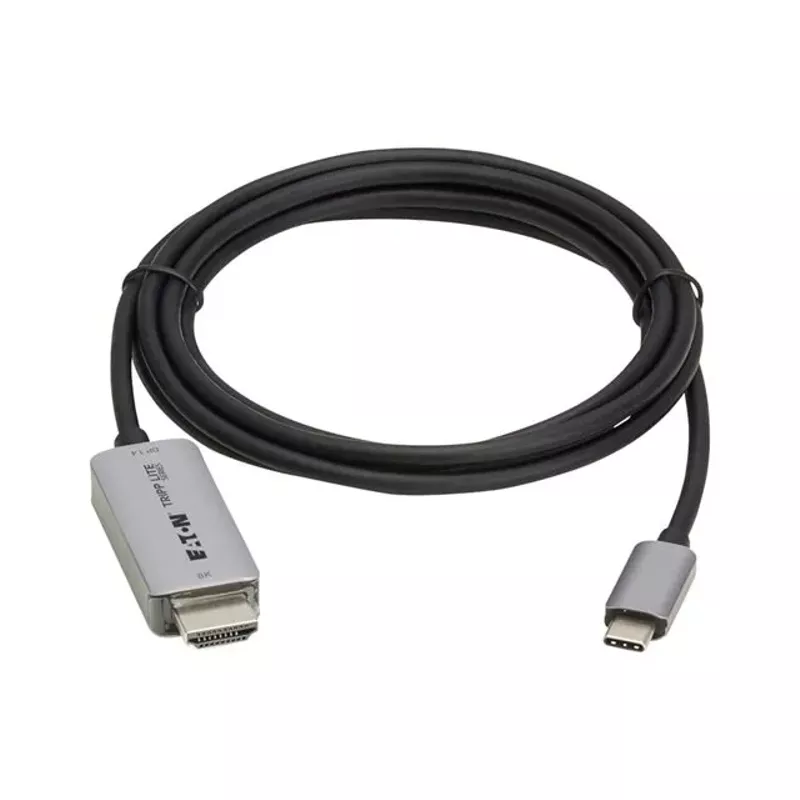 Eaton Tripp Lite Series USB-C to HDMI Active Adapter Cable M/M 8K60 Hz 4K 144Hz HDR 444 HDCP 2.3 Black 6ft - adapter cable - 6 ft