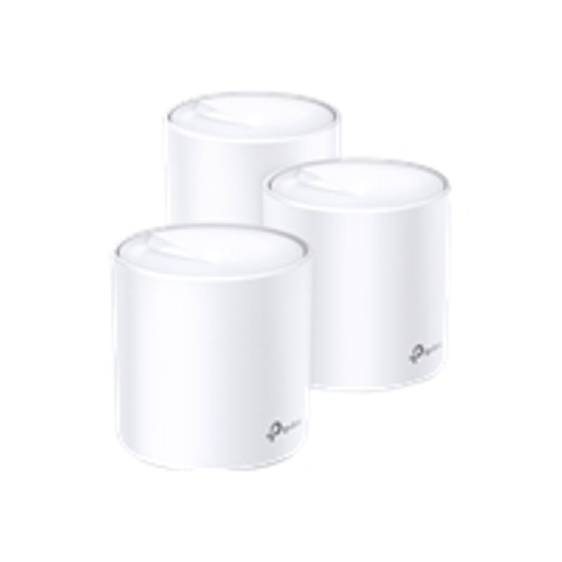 TP-Link - Deco AX3000 (3-pack) Dual-Band Whole Home Mesh Wi-Fi 6 System, Supports Gigabit Speeds - White