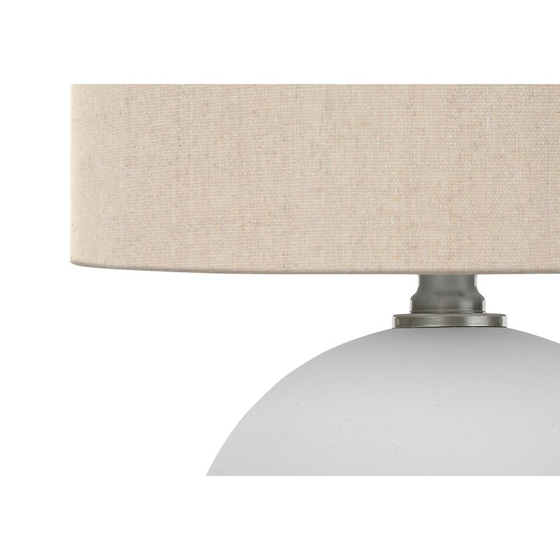 Lighting - 16"H Table Lamp Cream Ceramic / Cream Shade