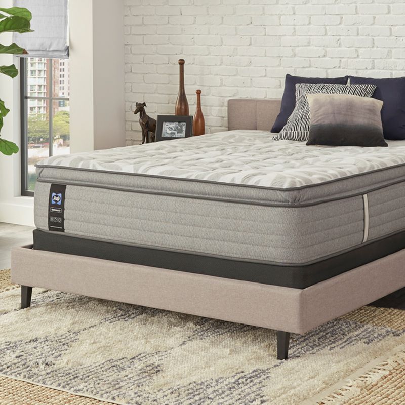 Sealy Posturepedic Spring Silver Pine Euro pillow top Medium Feel Mattress, Split California King