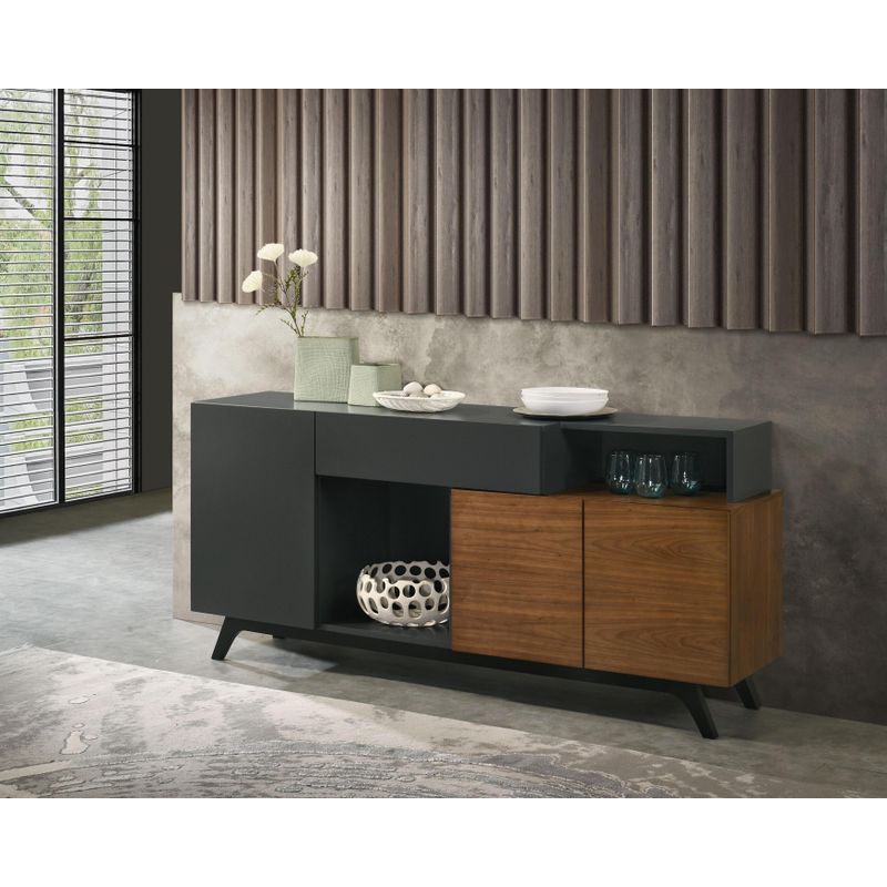 ACME Destin Server in Walnut Finish