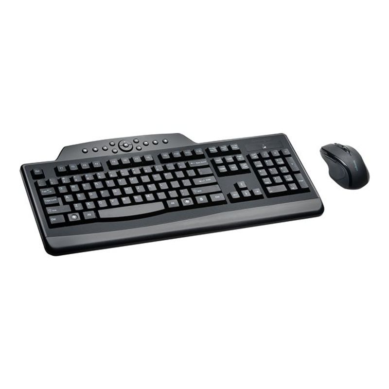 Kensington Pro Fit Wireless Media Desktop Set - keyboard and mouse set - US - black Input Device