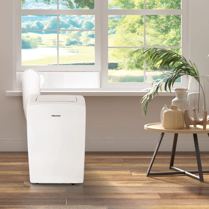 8,000 BTU Smart Portable Air Conditioner with Wi-fi and Remote Control