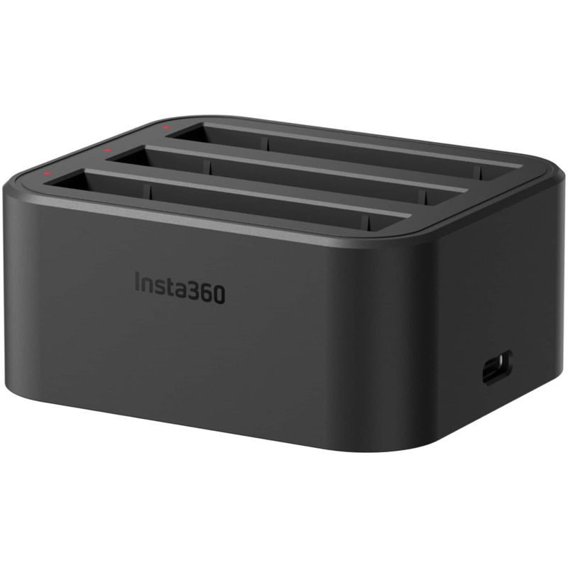 Insta360 - X3 Fast Battery Charger Hub - Black
