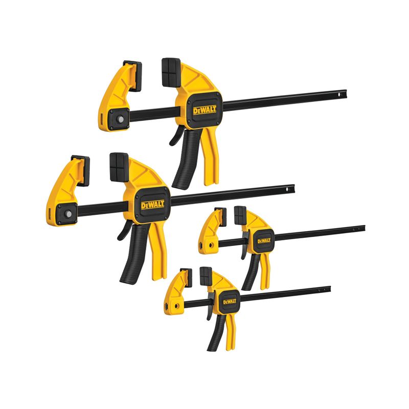 DeWalt - Medium & Large Trigger Clamps 4pk