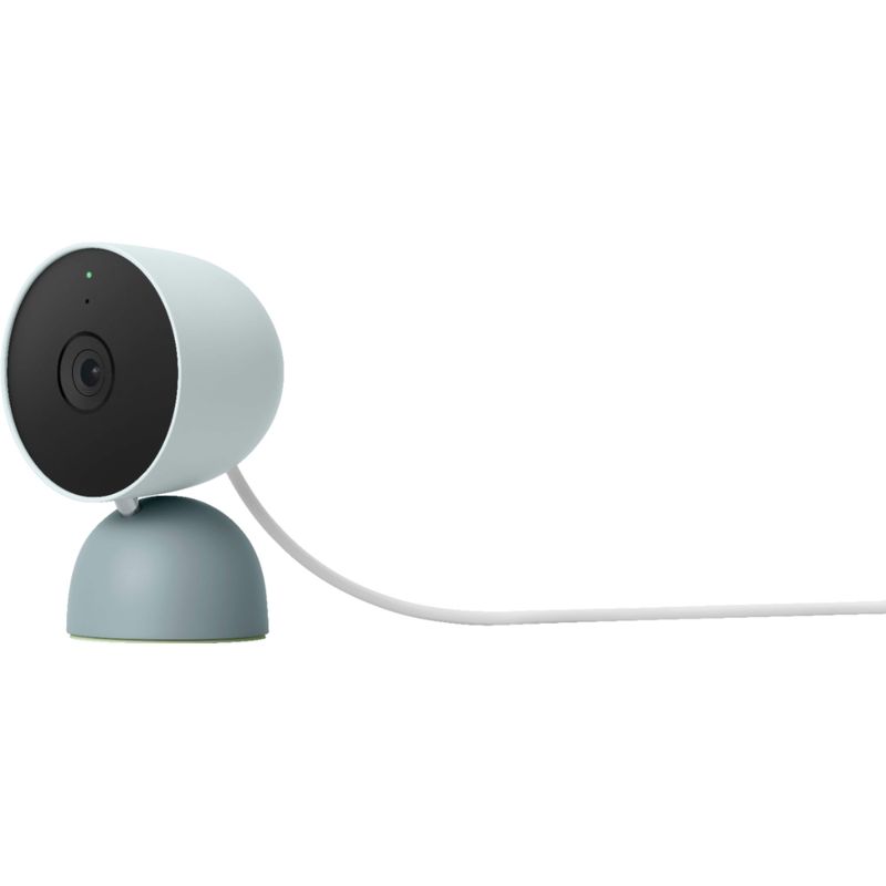Google - Nest Cam Indoor Wired Security Camera - Fog