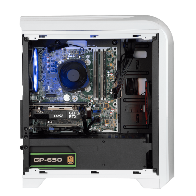 Periphio Vortex Prebuilt Gaming PC, Intel Core i5-6500 (3.6GHz Turbo), GeForce RTX 3050 (8GB), 1TB Solid State SSD, 16GB DDR4 RAM, Windows 1