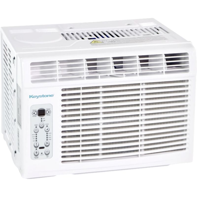 Keystone - 12,000/11,600 BTU 230V Window/Wall Air Conditioner with 11,000 BTU Supplemental Heat Capability