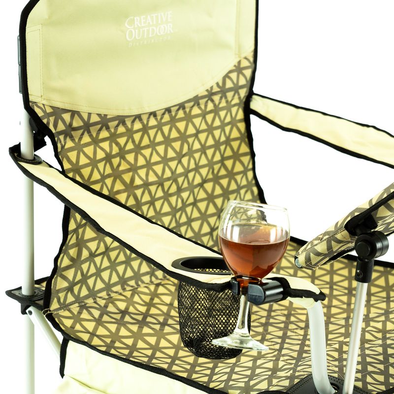 iChair Folding Wine Chair w/ Adjustable Table Earth Diamond