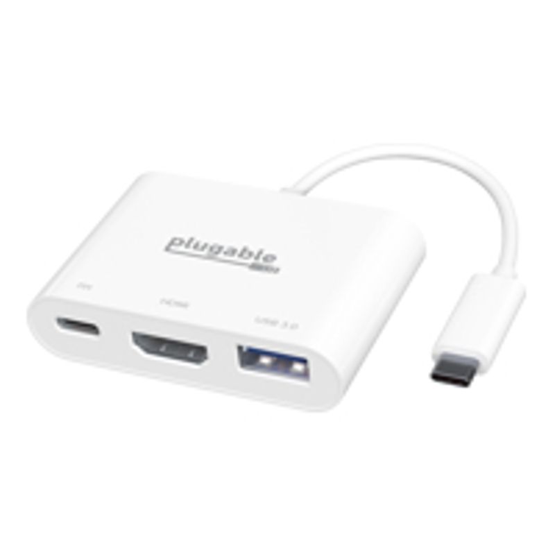 Plugable USBC-MD101 - mini-dock - USB-C 3.1 / Thunderbolt 3 - HDMI