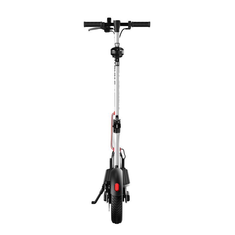 Swagtron - SG-5 Boost Foldable Electric Scooter w/11 Mi Max Operating Range 18 mph Max Speed - Silver