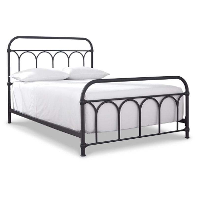 Black Nashburg Full Metal Headboard/Footboard/Rails