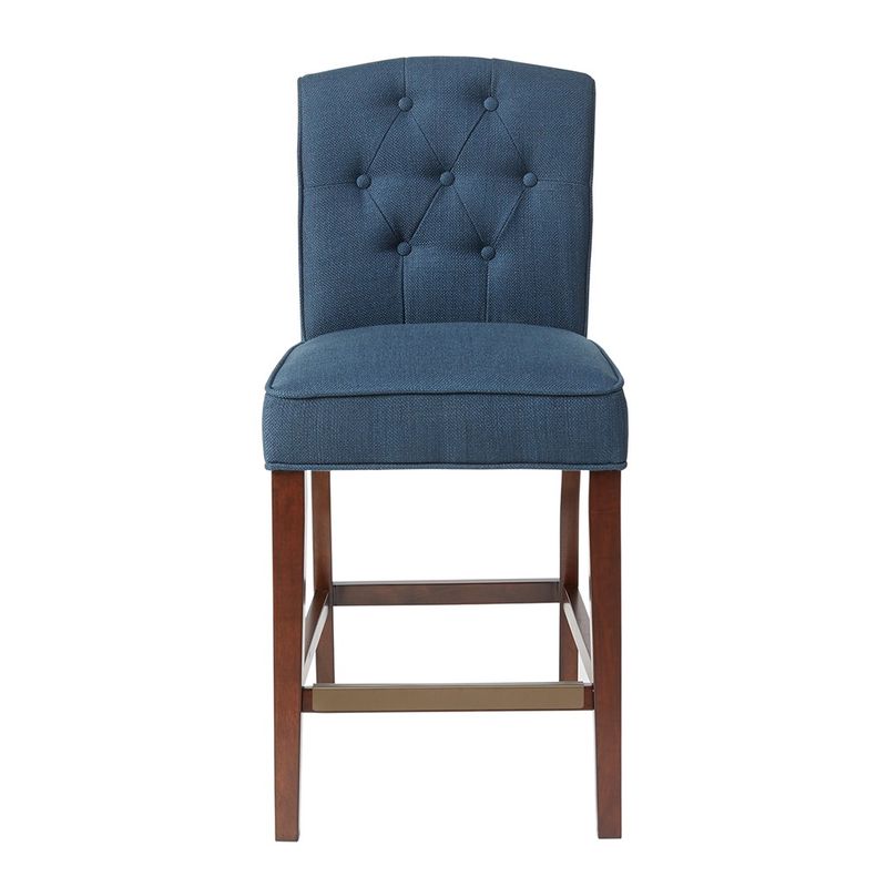 Cruz Tufted Navy Counter Stool