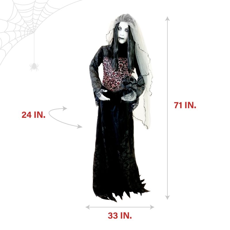 Haunted Hill Farm Rising Ghost Bride by Tekky, Premium Halloween Animatronic