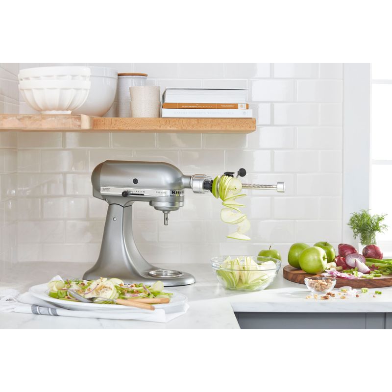 KitchenAid - 5 Blade Spiralizer with Peel, Core and Slice - Metal