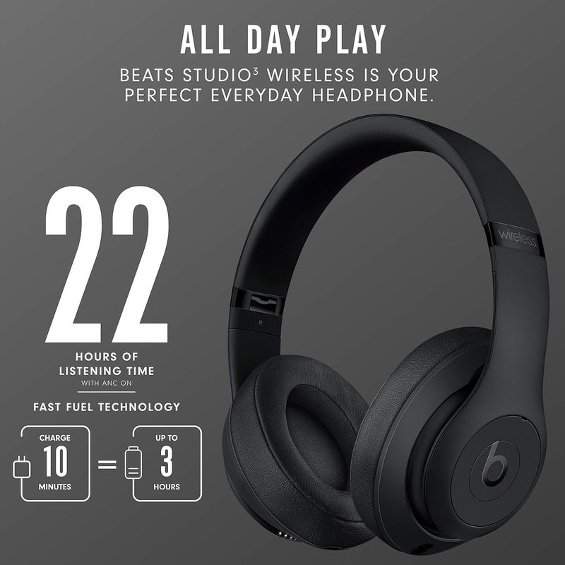 Beats Studio3 Wireless Noise Cancelling Over-Ear Headphones