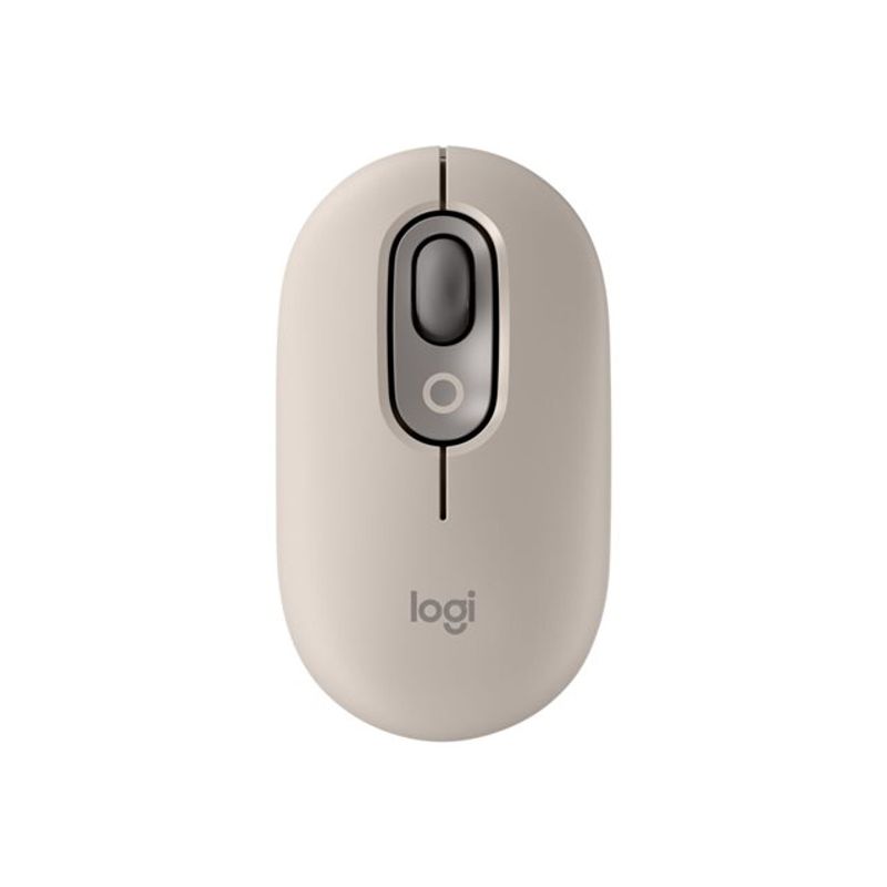 Logitech POP Mouse With Customizable Emojis - Mist - mouse - customizable emoji - Bluetooth 5.1 LE - mist
