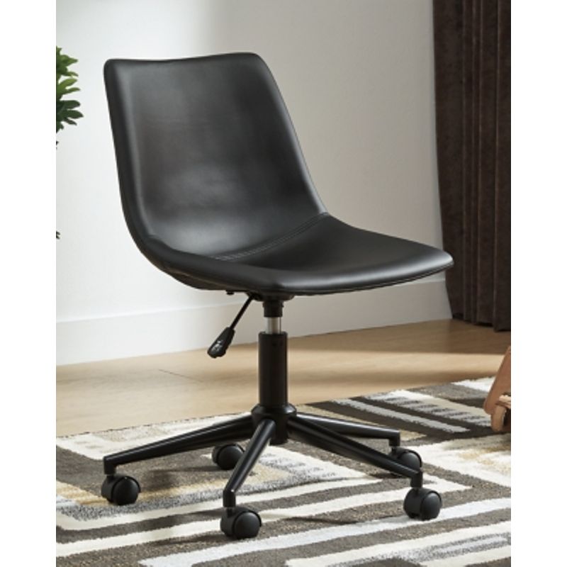 Black Office Chair Program Home Office Swivel Desk Chair