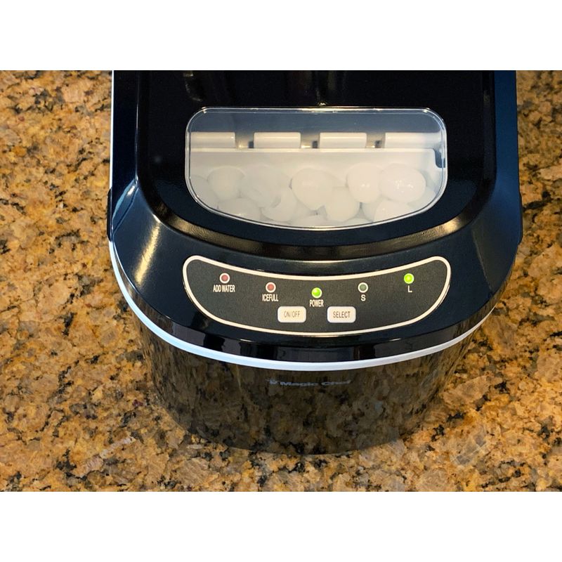 Magic Chef 27 lb. Black Countertop Ice Maker