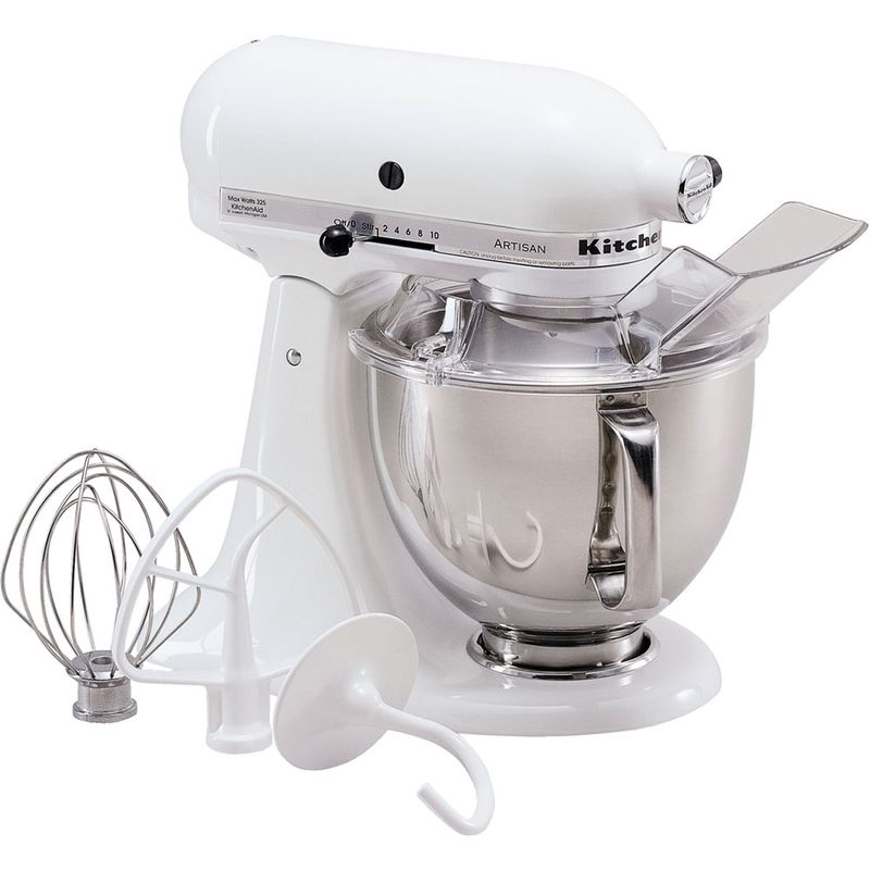 KitchenAid Artisan Series 325-Watt Tilt-Back Head Stand Mixer in White