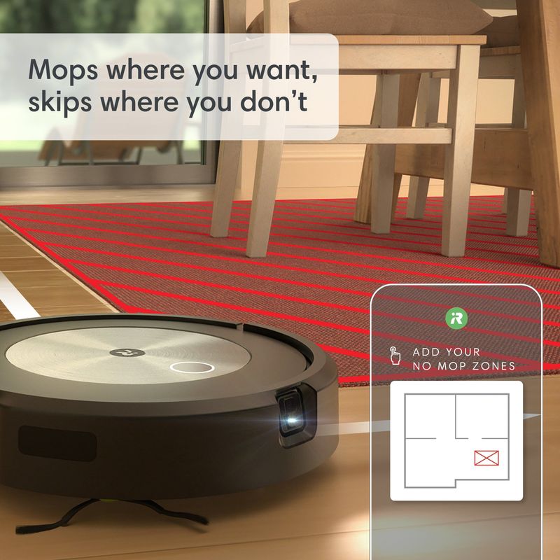 iRobot Roomba Combo j5 Robot Vacuum and Mop - Graphite
