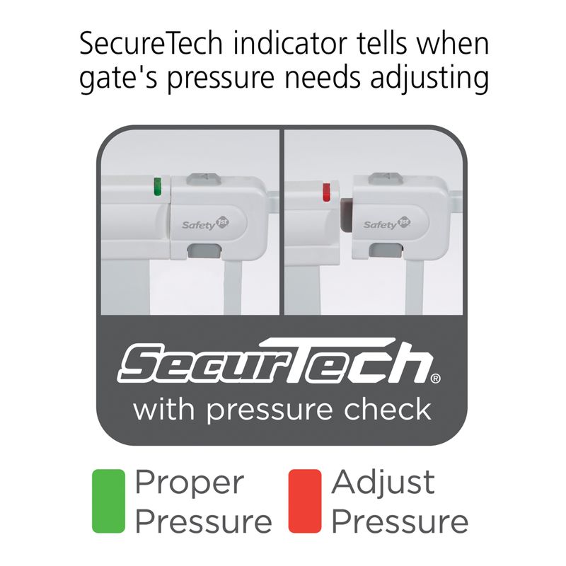 Tall & Wide Easy Install Walk-Thru Safety Gate