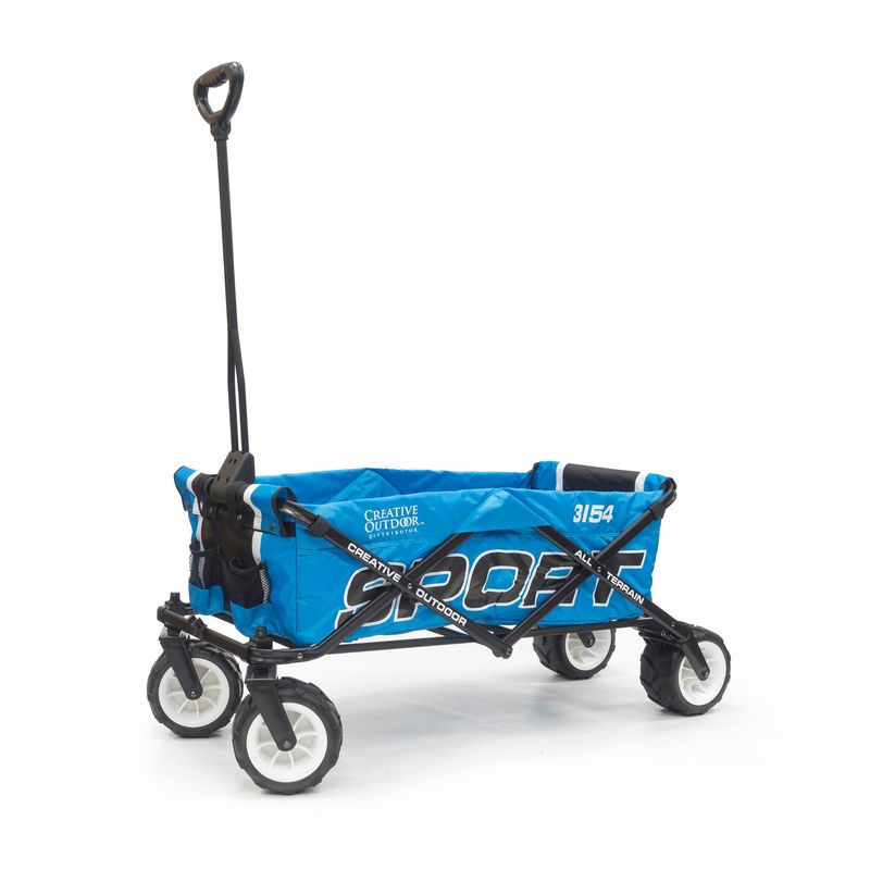 All-Terrain Folding Wagon Sport Edition Blue & Black