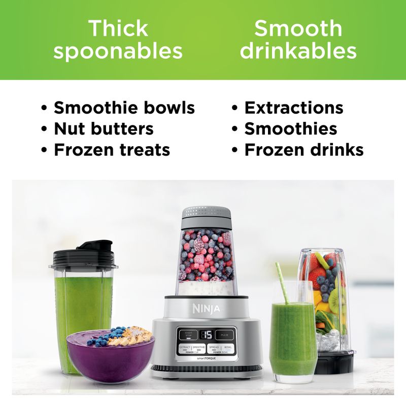 Ninja - Foodi Power Nutri Duo Single Serve Blender w/ smartTORQUE