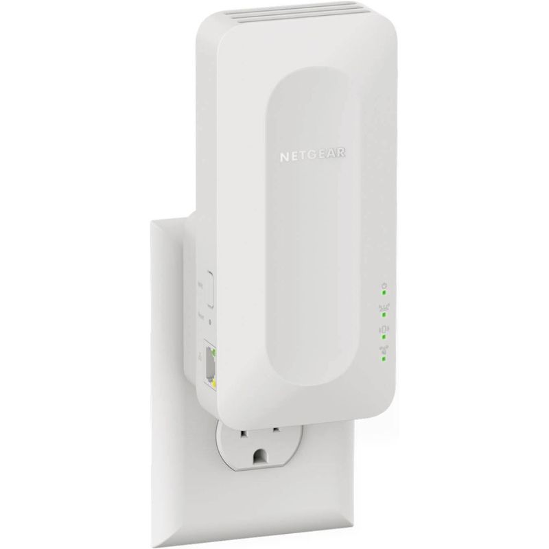 NETGEAR - EAX12 AX1600 WiFi 6 Mesh Wall Plug Range Extender - White