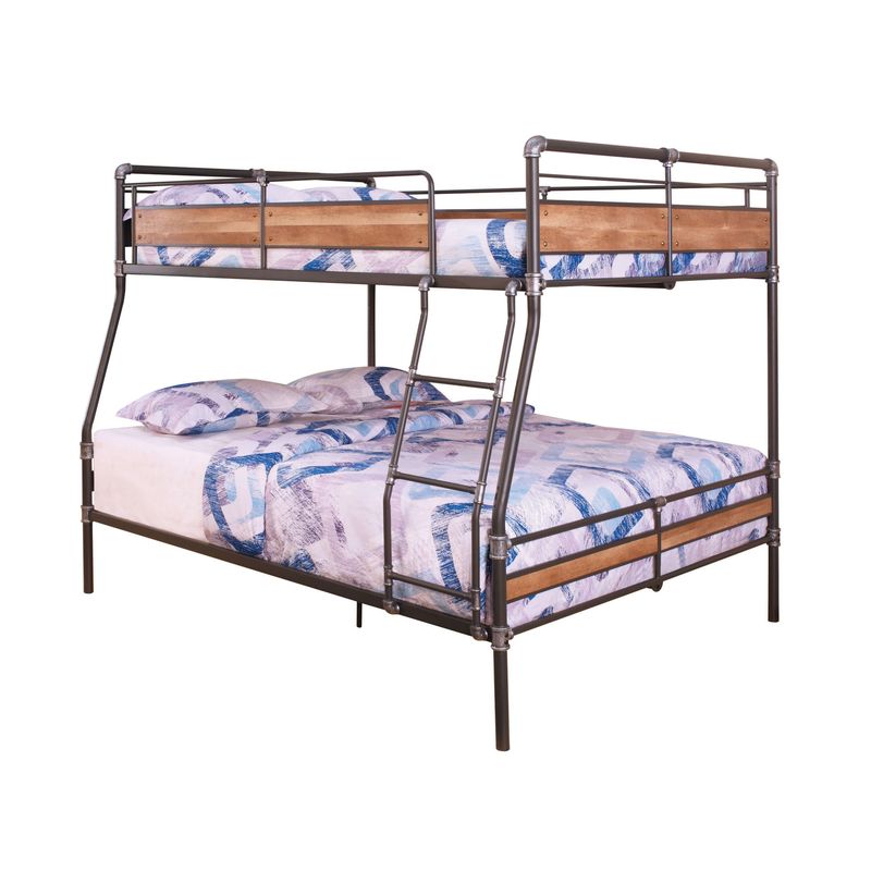 ACME Brantley II Bunk Bed (Q/Q), Sandy Black & Dark Bronze Hand-Brushed