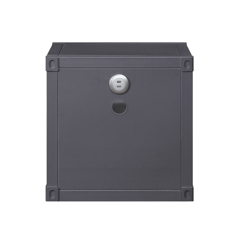 ACME Cargo Nightstand w/USB, Gunmetal