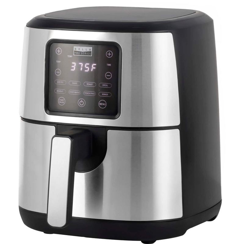 bella PRO - 4.2-qt. Touchscreen Air Fryer - Stainless Steel