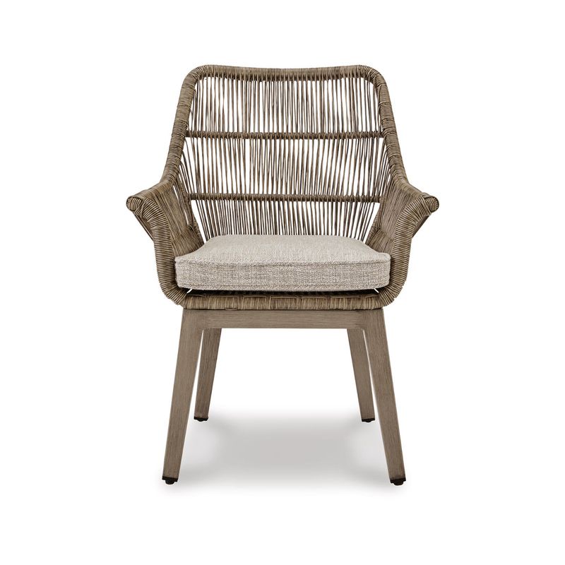 Beach Front Arm Chair with Cushion (Set of 2)