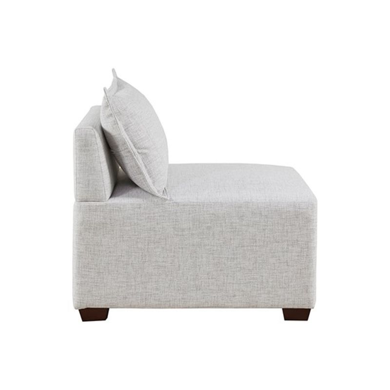 Ivory Molly Modular Armless Chair