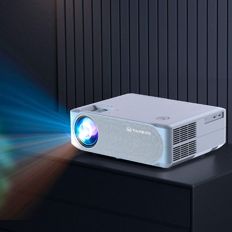 Vankyo - Performance V630W Native 1080P Wireless Single LCD Projector - White