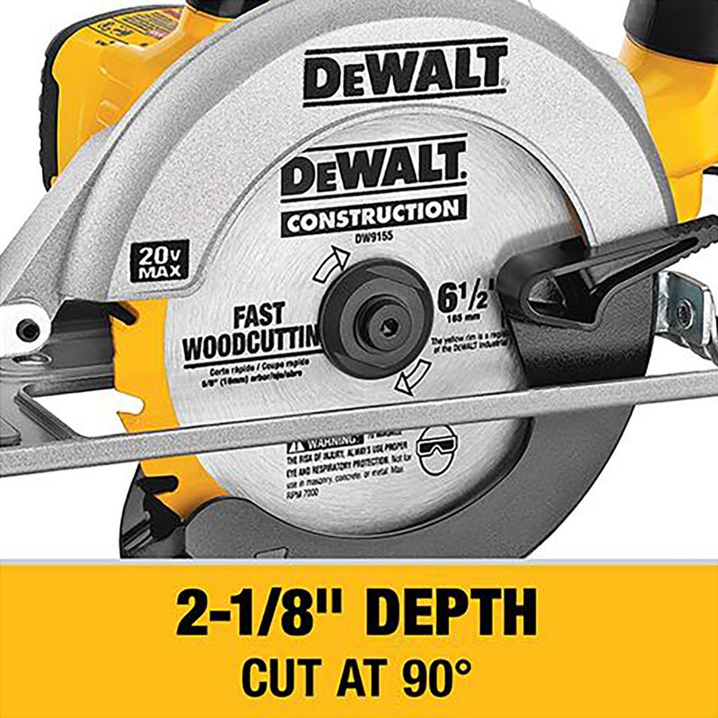 DeWalt - 20V MAX Cordless 4-Tool Combo Kit - Drill Circular Saw Recip Saw Worklight